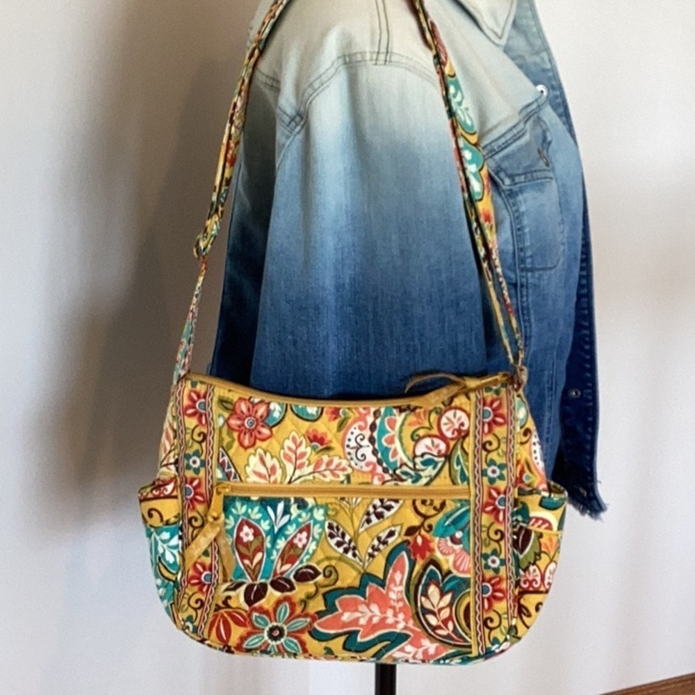 Vera Bradley Retired Yellow Provencal Pattern Shoulder bag, Purse or Crossbody - Picture 2 of 16